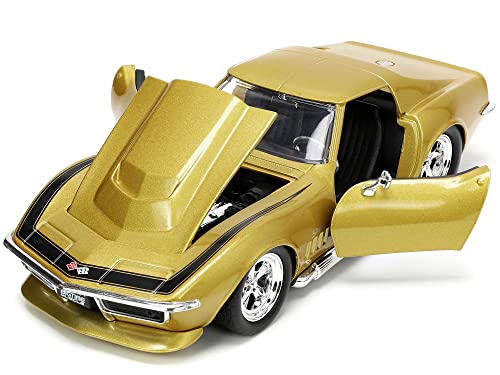 Jada Toys Big Time Muscle 1:24 Chevy Corvette 1969 miniatura 2