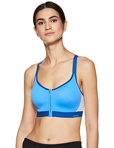Image of Triumph Triaction Padded Wireless Extreme Bounce Control Sports Bra High Coverage Mesh Racerback Cardio Bra with Wide Straps for Running, Zumba, and High Impact Training Pack Of 1