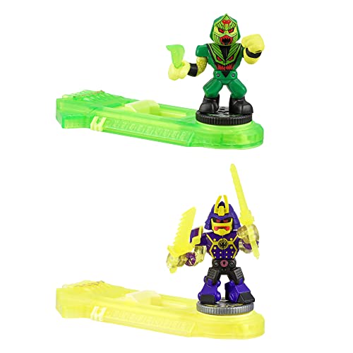 Legends Of Akedo Powerstorm Versus Pack 2 Mini Battling Action Figures And 2 Battle Controllers Epic Shockblade Twinfang Versus Viperwrath #TOP2