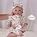 BABESIDE Lifelike Reborn Baby Dolls - 17-inch Cute Realistic Baby Doll Newborn Soft Cuddly Real Life Baby Dolls with Accessories for Kids Age 3+