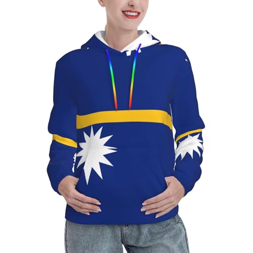 Vêtement d'hiver Nauru pour femme : sweat à capuche douillet pour les soirées fraîches