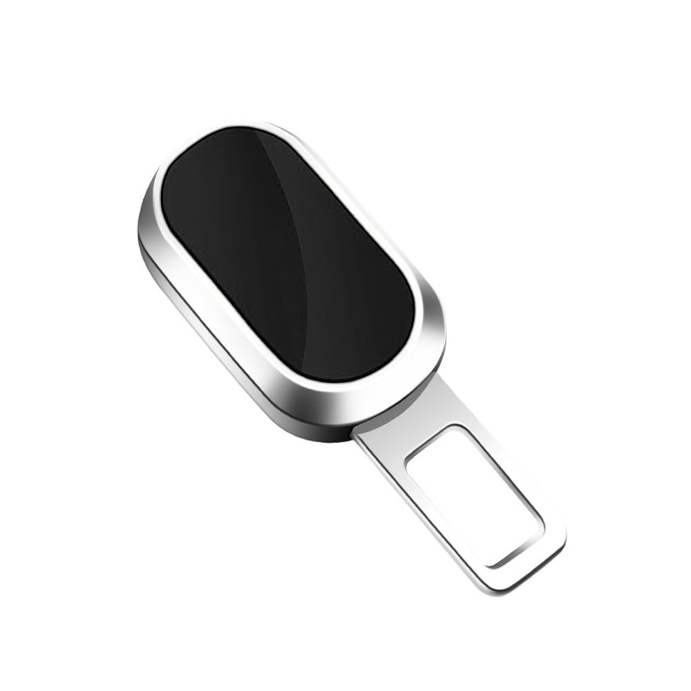 Universal Car Seat%belts Clip Buckle Extender Safety Belt Р|uɡ Buckle Clip for Teslas 𝖵𝖶s BMWs Nissans TOYOTAs Peugeots Hyundais (Black)
