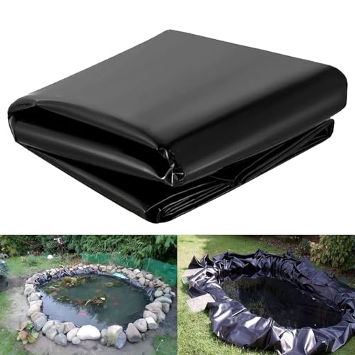 Bâche de bassin 10x12m étanche et membrane anti-humidité pour grand étang