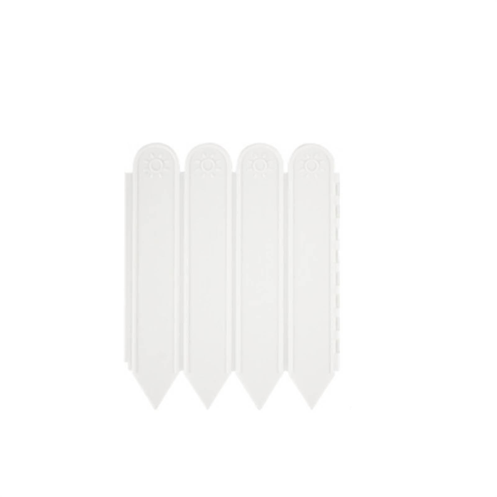 Border Fence Flower Bed Border Flexible Decorative Garden Border for Yard White H27cm L2m Wallpaper Borders | Wallpaper & Accessories | Building & Hardwar-image-37