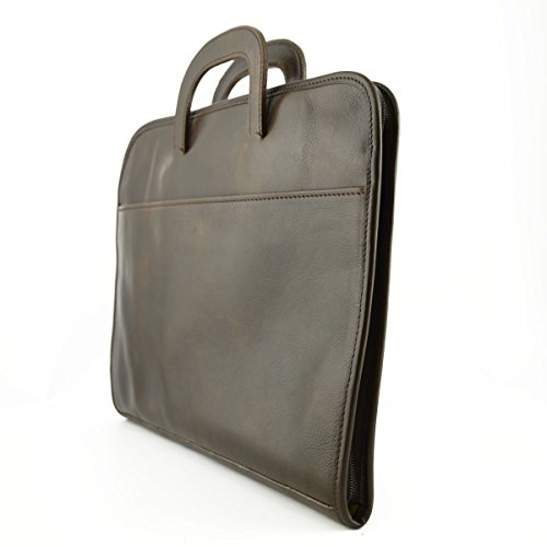 Cartable A4 3 compartiments en cuir pour vos déplacements professionnels - 3