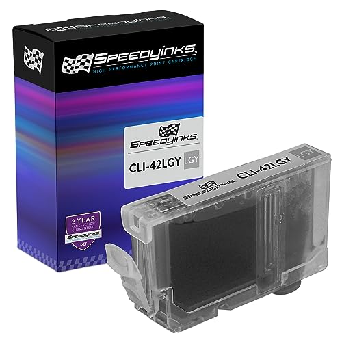Speedy Inks Compatible Ink Cartridge Replacement for Canon 6391B002 CLI-42LGY / CLI42 (Light Gray)