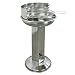Produktbild indoba IND-70531-SGCE Säulengrill"Cena" - Edelstahl - Holzkohle Gartengrill, chrom, Durchmesser 43 cm, 15 cm x 15 cm