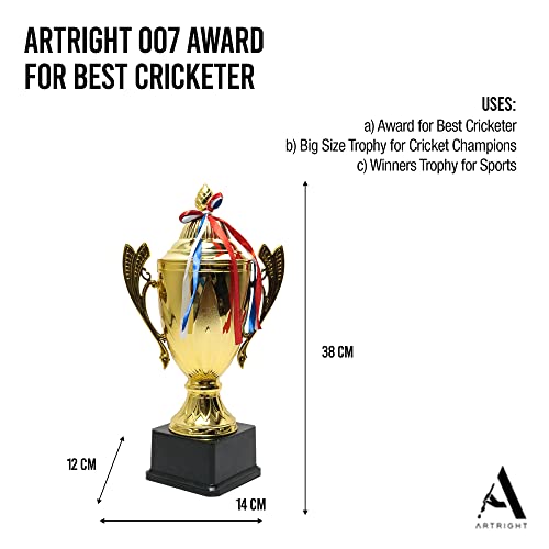 Image of 007 Trophy for Cricket | Cricket Cup Trophy Big Size (Winners Trophy) ; Award for Best Cricketer