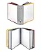 QWORK Wall Display Board System, 10 Pocket 8.5 x 11 Display Panels, Multicoloured Document Holder for Exhibition Halls, Restaurants, Offices, Public Places