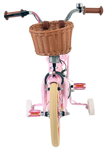 Vélo 14 pouces rose Volare Excellent avec panier pré-assemblé à 85% - 7