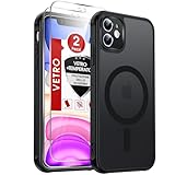 LeYi Cover Magnetica per iPhone 11 con Vetro Temperato,Compatibile con Magsafe Custodia pe...