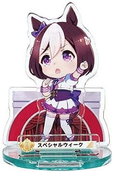 Uma Musume Pretty Derby Pose with Paddock! Acrylic Stand, 11. Special Week Base with Background Single Item, Gacha Gacha Capsule Toy