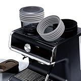 Dolvitrny Für Barsetto Dosiertrichter Faltenbalg, Silikon-Kaffeemahl-Reiniger für Espressomaschine, Silo, 11,9 x 5,5 cm, Grau, spülmaschinenfest