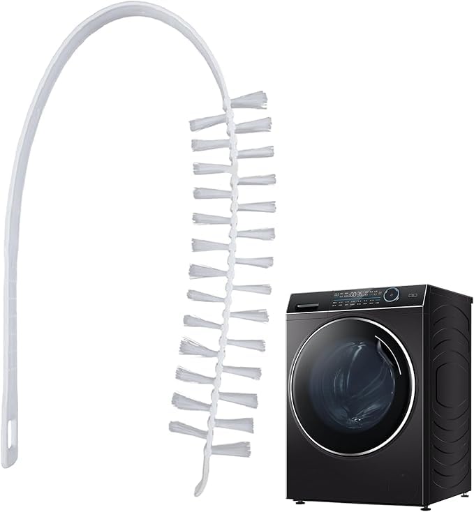 generic M.F.H Cleaning Washing Machine Brush Cleaner Front Load Washer Cleaner Brush Load Washer Cleaner Drum Cleaning Tools (Pack of 1) White Colour-picture-19