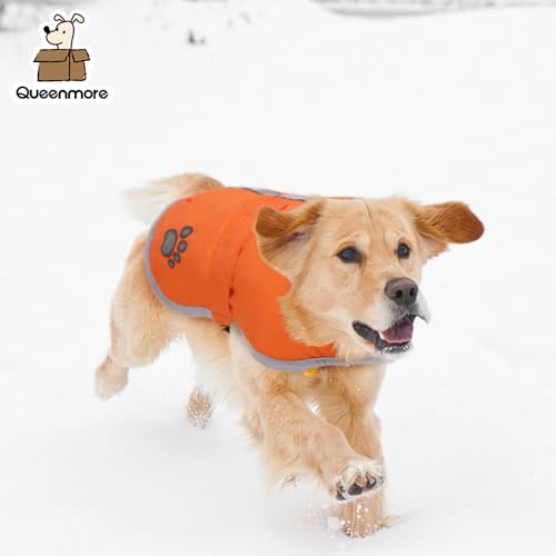 Image of Queenmore Cold Weather Dog Coats Loft Reversible Winter Fleece Dog Vest Waterproof Pet Jacket Available in Extra Small, Small, Medium, Large Extra Large Sizes