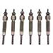 YIHETOP 6PCS Glow Plugs 11065-10T01 Compatible with Nissan Patrol GR Y60 4.2D Engine TD42 TD27 TD25 TD23