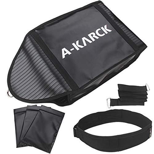 A-Karck Adjustable Sled Trainer 10-30 Pounds, Variable Weight Resistance Training Sled For Sprinter Speed Training #TOP8