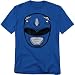 Power Rangers Blue Ranger Mask T Shirt & Stickers (Medium)