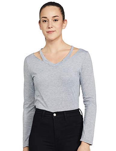 Image of Fabme Women's Styled Plain Cotton Top