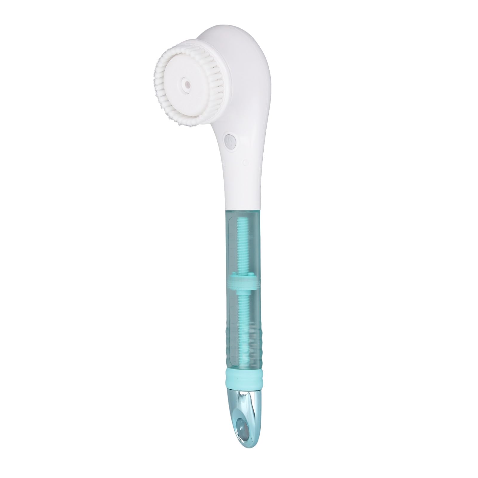 Brosse électrique pour le Corps à Long Manche avec Fonction de Massage pour la Douche, Nettoyage en Profondeur et Exfoliation - Conception ABS Résistante à L'eau (Bleue)
