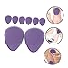 HAPINARY 8pcs Gel Metatarsal Pads for Women Comfortable Forefoot Cushion Inserts for High Heels Slip Shoe Inserts for All Footwear Reusable and Easy to Apply