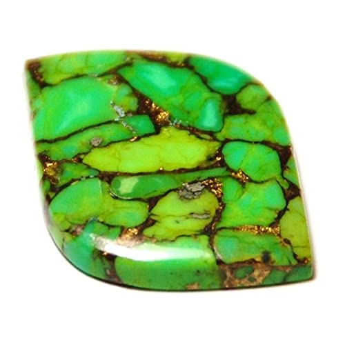 Piedra turquesa verde natural AAA de 5 ratti ideal para joyería exclusiva