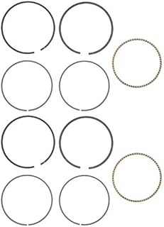 2 Set Piston Rings Fit for 168F/5.5 6.5 Cylinder Piston Gasoline Engine Motor Generator Piston Ring Replacement