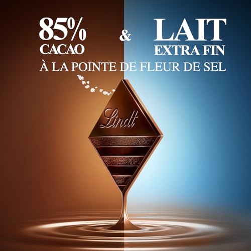 Tablette De Excellence Fusion 85% Fleur De Sel Et Lait Lindt La Tablette De - vue 3