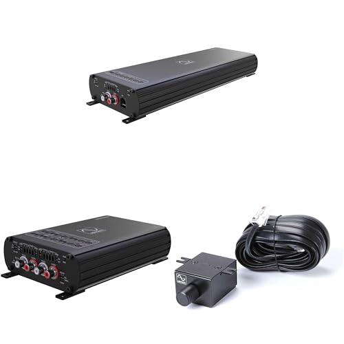 Wavtech link300.4mini - 300 Watt 4-Channel Amplifier, Wavtech link1000.1mini - 1000 Watt Mono Amplifier, and Wavtech linkRC - Remote Level Control (RLC) for linkDQ