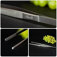 Marindo Grillpinzette | Kochpinzette | Küchenpinzette | 30cm lang | rostfreier Edelstahl | spülmaschinenfest | gerade Form | Fleischpinzette | Bratpinzette – Ansicht 5