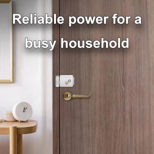 Image of Elove Diplomat Polished Stainless Steel Electronic Door Lock for House & Outdoor Main Gate with 2 Remote | Smart Security Lock | Heavy Duty Automatic Gate Lock