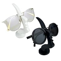 InteDesign 2 Stück Brillenhalter Moderne Lesebrillenhalter Kreativer Brillenhalter Sonnenbrillenhalter Moderne Dekoration, Abstrakte Figuren für Zuhause, Büro, Schreibtisch & Schlafzimmer