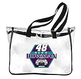 R and R Imports Alex Bowman #48 Nascar Clear Tote Bag New for 2022