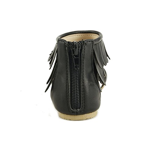 The Doll Maker Girl’s Open Toe Fringe Sandal3