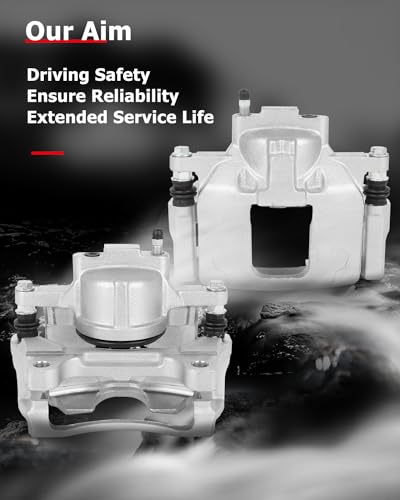 Image of cciyu 18B5044A 18B5045A Front Left & Right Brake Calipers With Bracket For Dodge For Journey 2009-2012