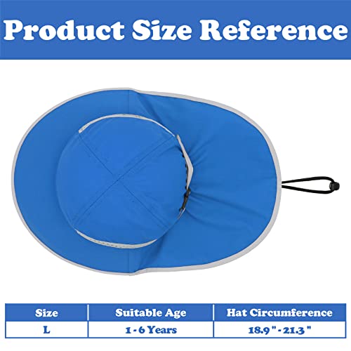 Kids Sun Hat Boys Sun Hat Toddler Sun Hat Baby Sun Hats 12-18 Months Toddler Boy Sun Hat Kids Beach Hat Toddler Swim Hat Royal Blue/Grey #TOP5