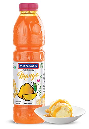 Image of Manama Mango Crush | 750ML Fruit Topping for Cakes, Pastries, Pies and Shakes