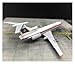 Model Airplane 1/400 Scale Tupolev Tu-154 LZ-BTN Balkan Bulgarian Airlines Diecast Alloy Aircraft Airplane Plane Model Toy for Display Collection and Gifts