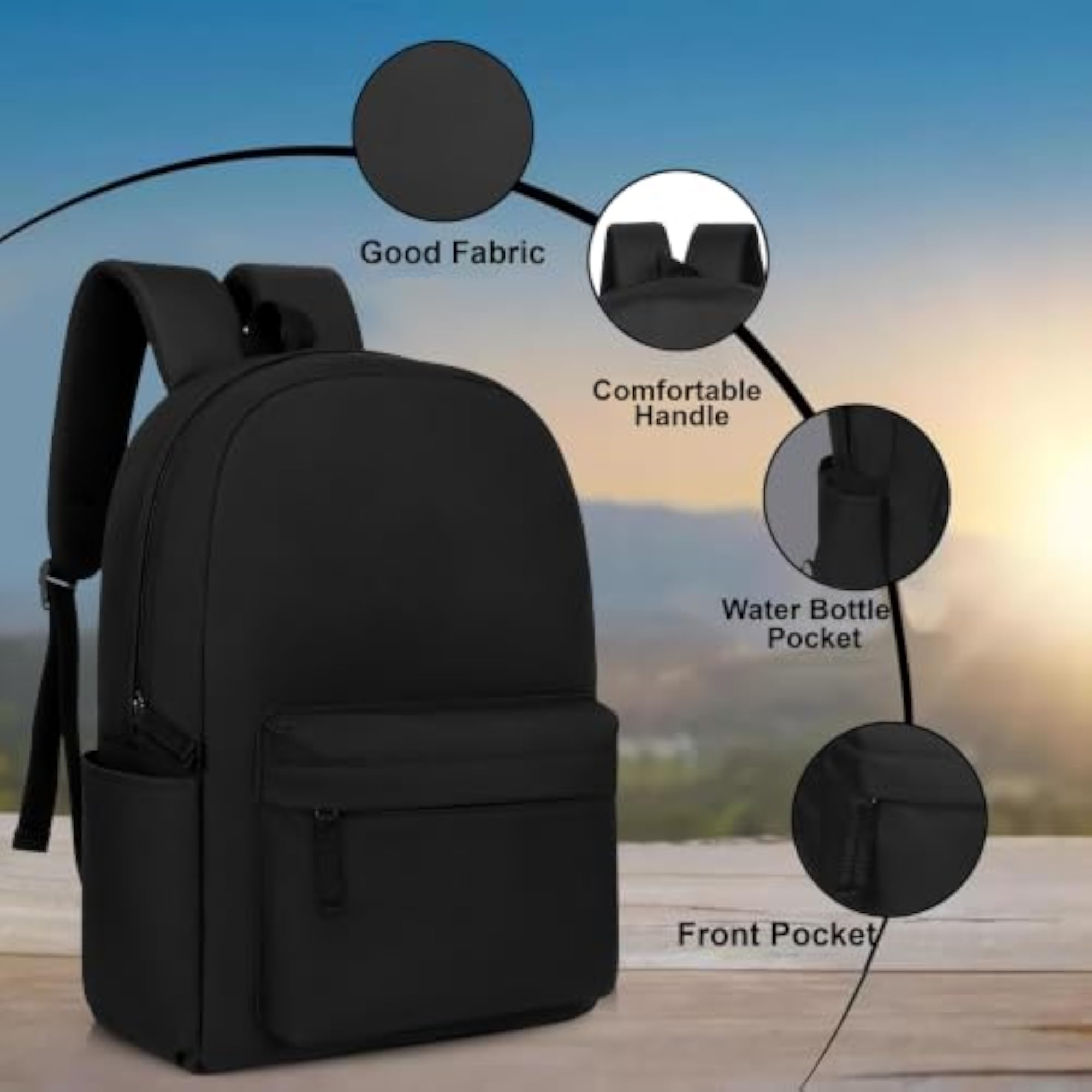 Trendy 15.6 inch Laptop School Backpack for Boys & Girls