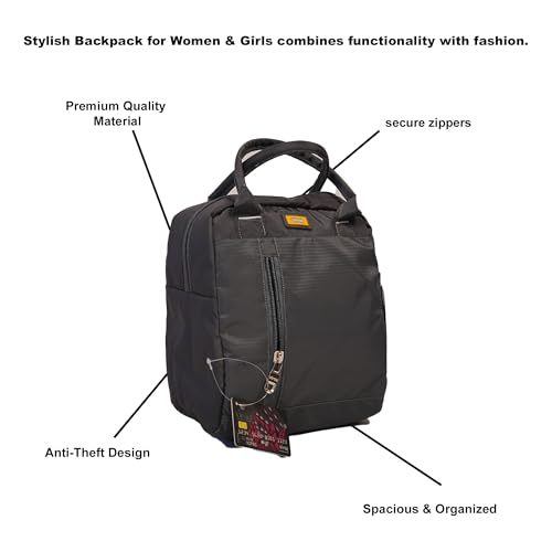Image of FLUXY Big Lunch Bag in Grey| Heavy Duty 1000D Black Tote, Leakproof & Spacious for Office, School & Travel.