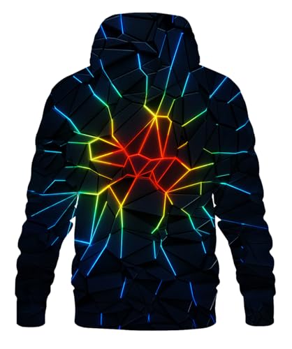 Neemanndy Unisex Colorful Graphic Hoodies 3D Print Cool Sweatshirt Cool Design with Pocket for Men and Women4