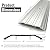 CBW Doors Aluminum Threshold 4" Wide 1/2" High (48 Inch Length)