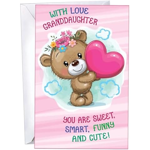 Chuck's Card-O-Rama Granddaughter Birthday Card Cover