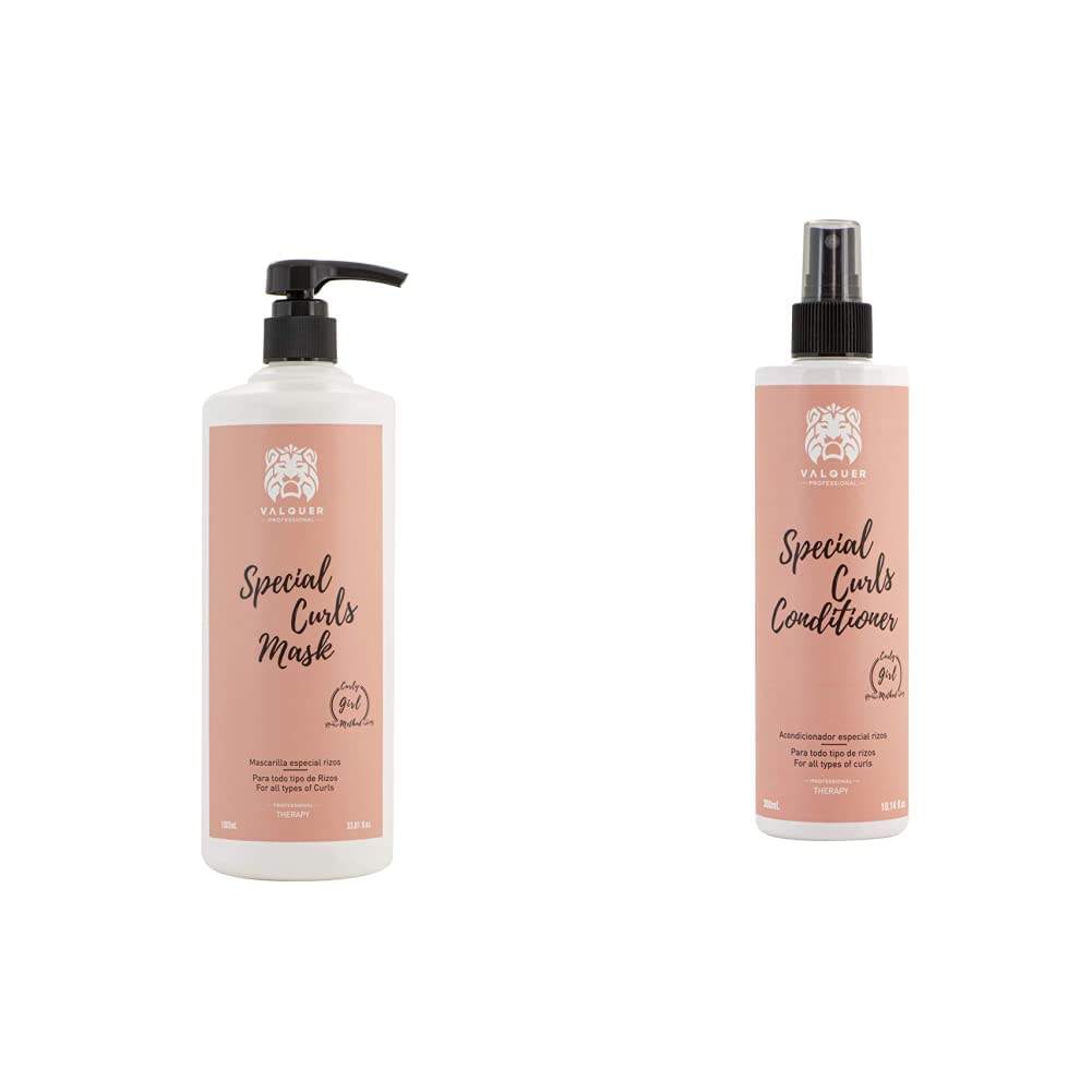 Válquer Profesional Mascarilla Especial Rizos, Método Curly Girl + Profesional Acondicionador Especial Rizos, Método Curly Girl