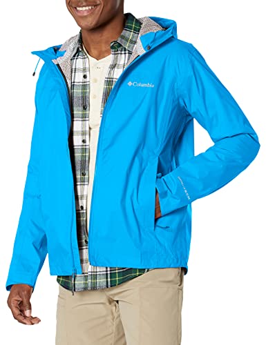 Columbia Men's Evapouration Jacket, Compass Blue, Medium #TOP16