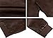 CRYSULLY Men's Fashion Casual Outwear Faux Leather Jacket Waterproof Motorcycle Jacket Brown