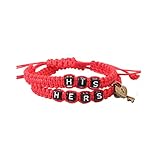 Hemlock HIS Hear Couple Bracelets Lock Core Key Handwoven Bracelet Adjustable Bangles 2PCS Bracelets Gift eometric Bracelet (Multicolor 6)
