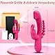 Vibrator für die Frau Dildo Sexspielzeug - 3 in 1 G Punkt Vibrator mit 10 Vibrationen & 10 Pulsationsmodi, diskretes Design Sexspielzeug für Frauen, Klitoris Vibratoren Frauen leise
