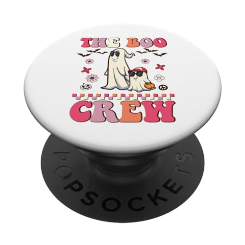 The Boo Crew Teacher Student Ghost Divertido Halloween PopSockets PopGrip Intercambiable