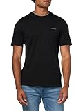 Calvin Klein Men's CK Shoulder Tape Logo T-Shirt Black
